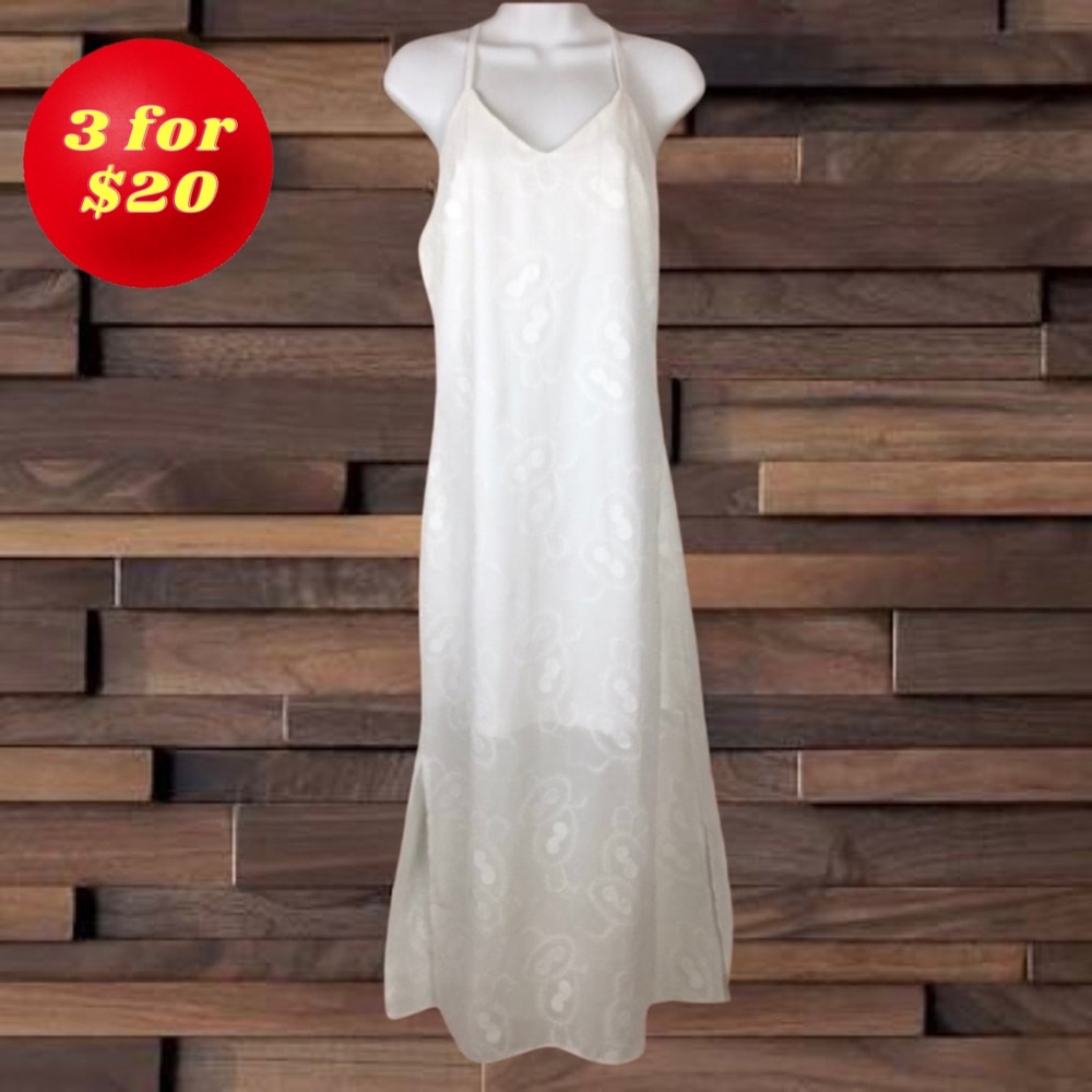 Available by Angela Fashion White Maxi Dress